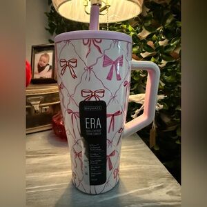 NEW BrüMate ERA Tumbler with Pink Bow Design 🎀 Valentines 30oz